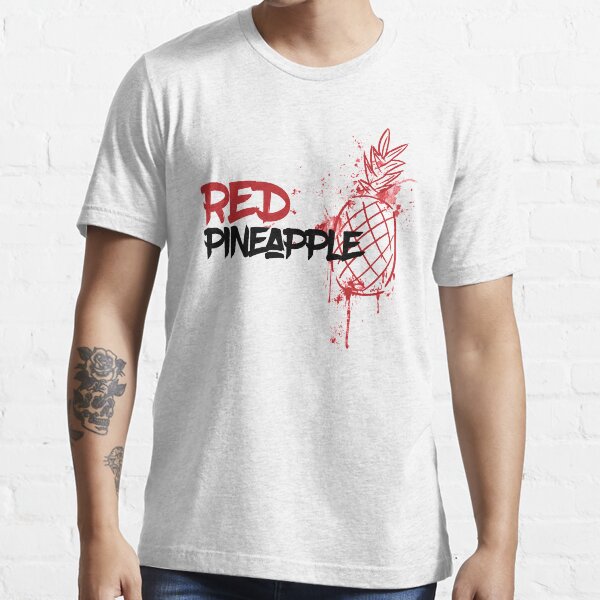 red pineapple shirt bleach