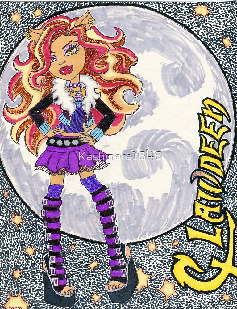 "Clawdeen Wolf" by Kashmere1646 | Redbubble