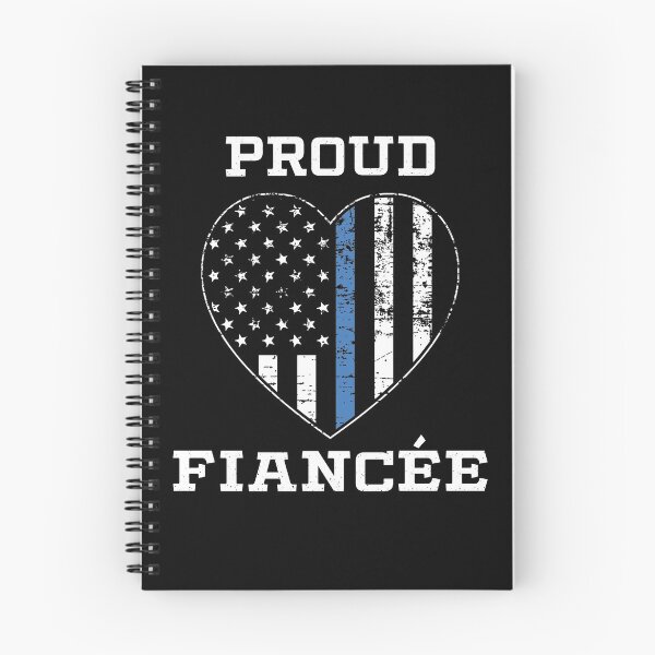 Item preview, Thin Blue Line Proud Police Fiancée designed and sold by teesaurus.