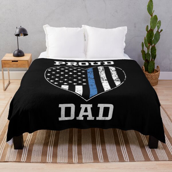 Item preview, Thin Blue Line Proud Police Dad designed and sold by teesaurus.