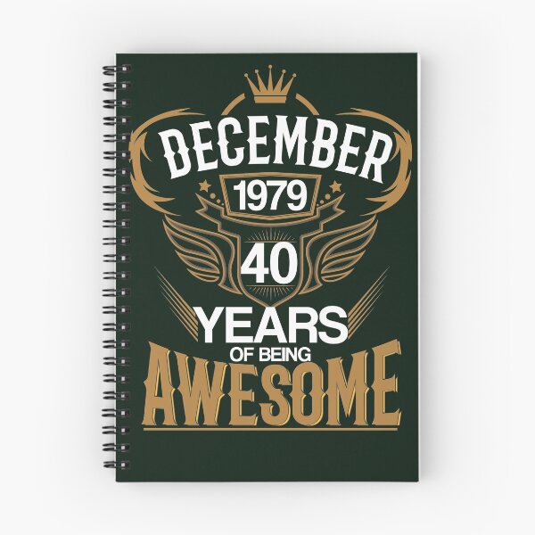 Item preview, Born in December 1979 40th Years of Being Awesome designed and sold by eaglestyle.