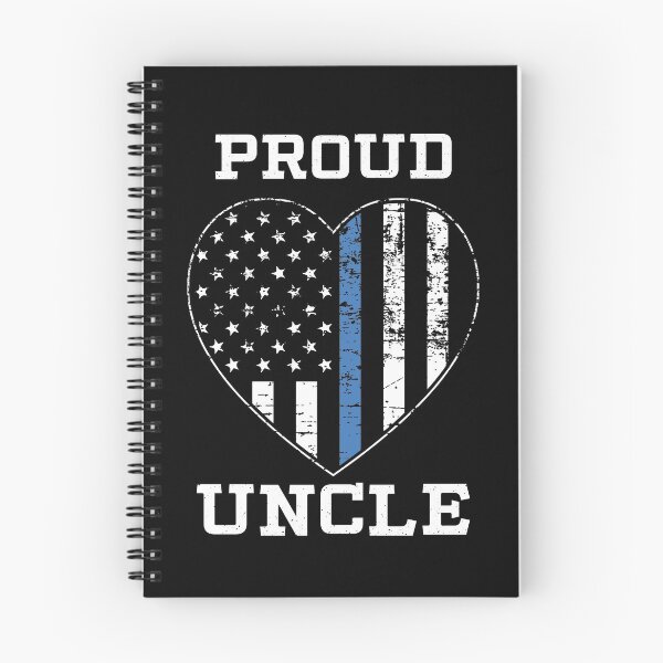 Item preview, Thin Blue Line Proud Police Uncle designed and sold by teesaurus.