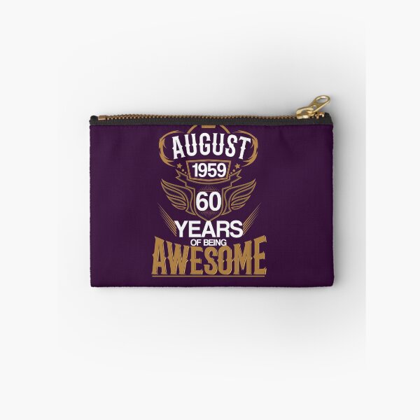Item preview, Born in August 1959 60th Years of Being Awesome designed and sold by eaglestyle.