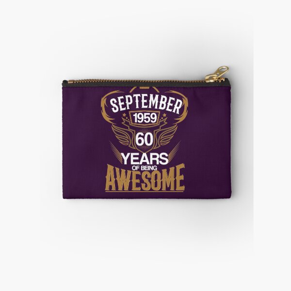 Item preview, Born in September 1959 60th Years of Being Awesome designed and sold by eaglestyle.