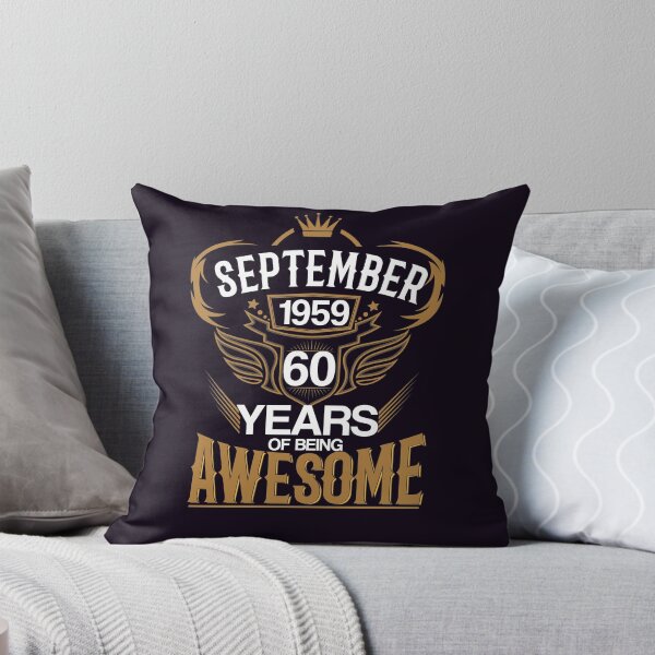 Item preview, Born in September 1959 60th Years of Being Awesome designed and sold by eaglestyle.