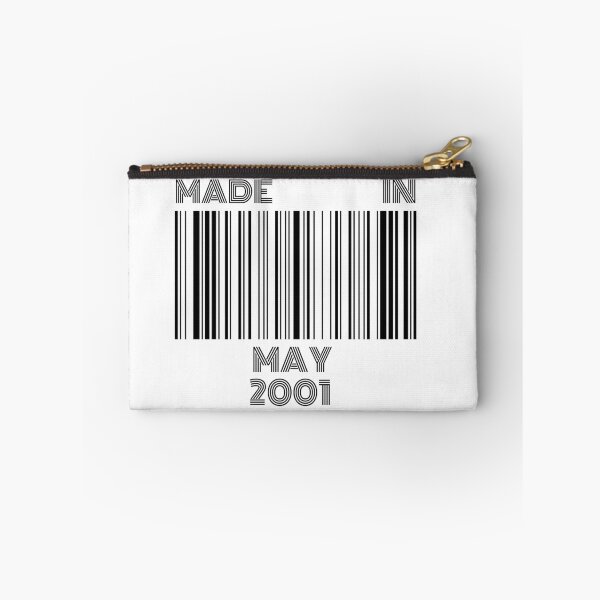 Item preview, Made in May 2001 - Born in May | Barcode 18th Birthday Gift designed and sold by Watersolution.