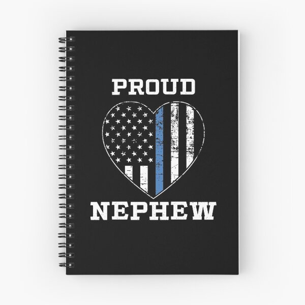 Item preview, Thin Blue Line Proud Police Nephew designed and sold by teesaurus.
