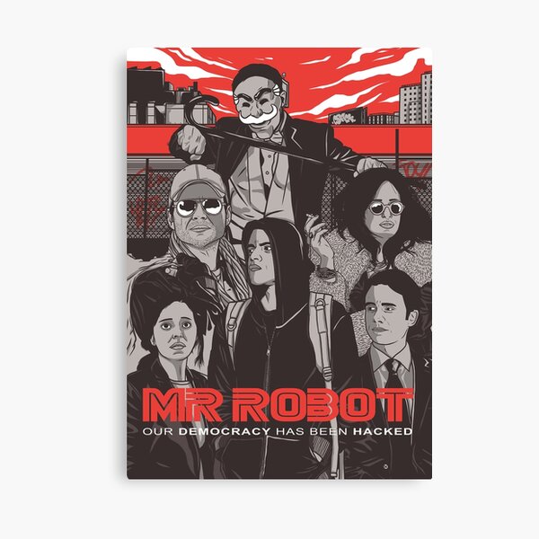 Mr Robot Canvas Print