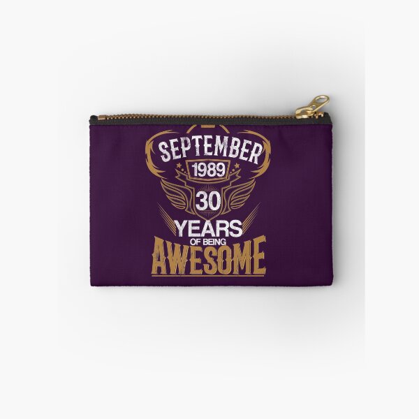 Item preview, Born in September 1989 30th Years of Being Awesome designed and sold by eaglestyle.