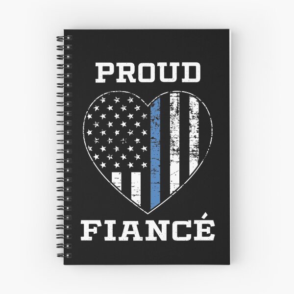 Item preview, Thin Blue Line Proud Police Fiance designed and sold by teesaurus.
