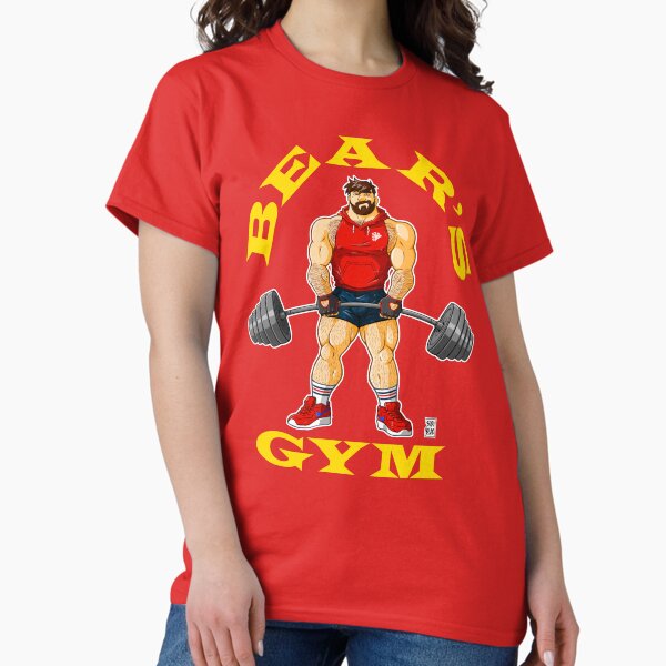 Item preview, ADAM LIKES BEAR'S GYM - YELLOW WRITING designed and sold by bobobear.