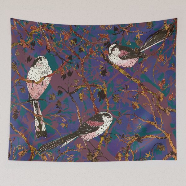Item preview, Lovely Little Long-tailed Tits designed and sold by lottibrown.