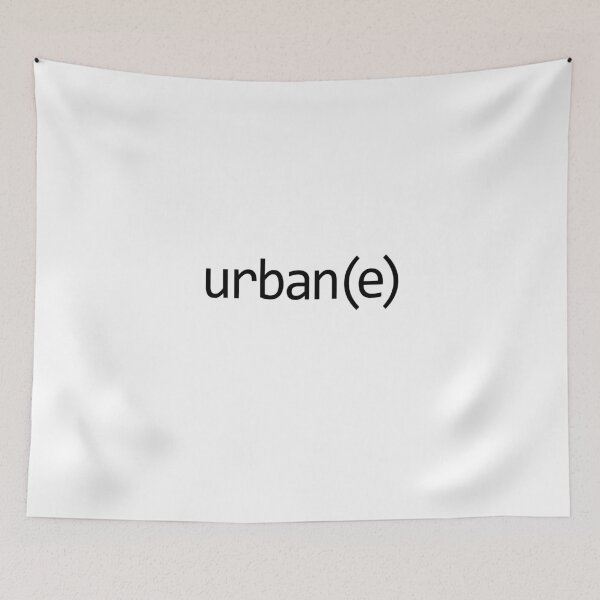 Item preview, urban (e) Urban / Urbane Text design designed and sold by GetItGiftIt.