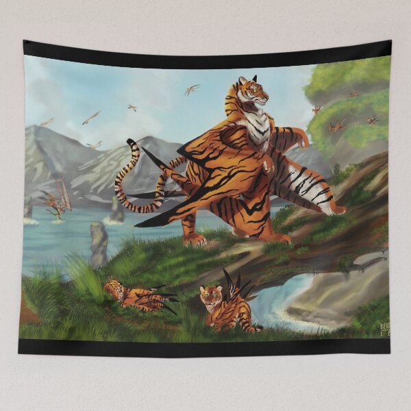 Item preview, Winged tiger designed and sold by Bertoni-Lee.