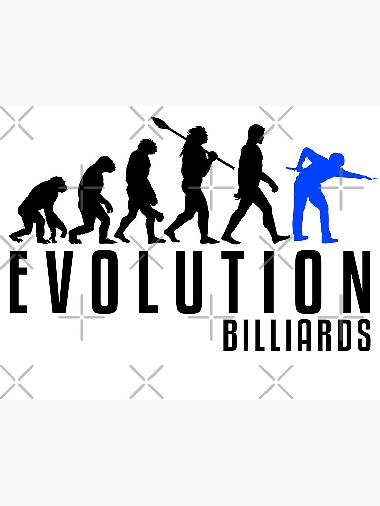 "Billiards Evolution" Poster by elizaldesigns  Redbubble