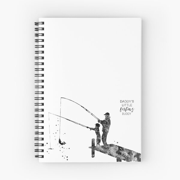 Item preview, Daddy's little fishing buddy, fisherman, father and son fishing designed and sold by Rosaliartbook.