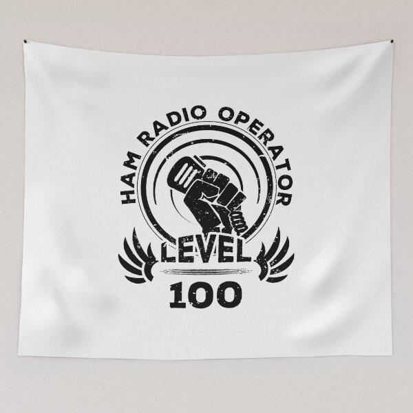 Item preview, Level 100 Ham Radio Operator Broadcast Fan Gift designed and sold by oberdoofus.