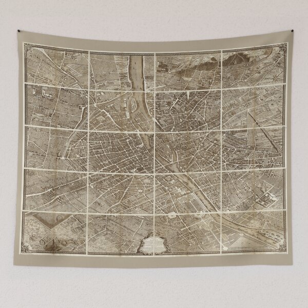 Item preview, Turgot Map of Paris (1734-36) designed and sold by allhistory.