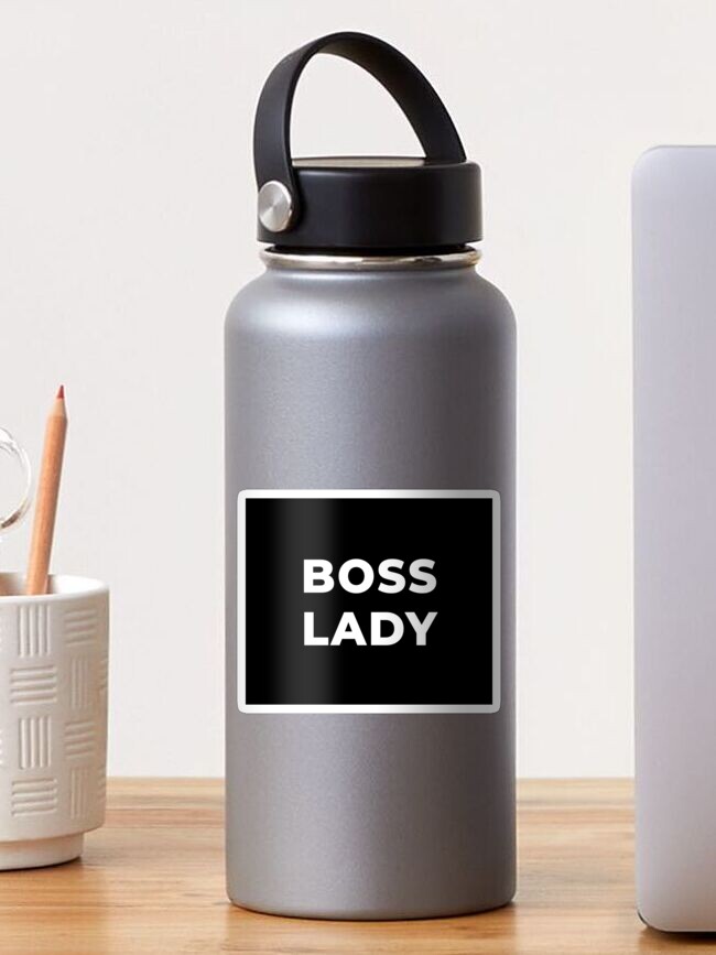 Thumbnail 1 of 3, Sticker, Boss Lady designed and sold by inspire-gifts.