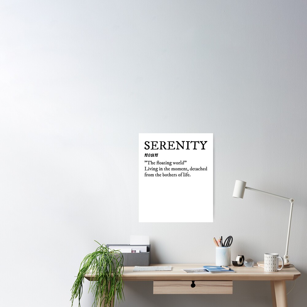 morning serenity meaning