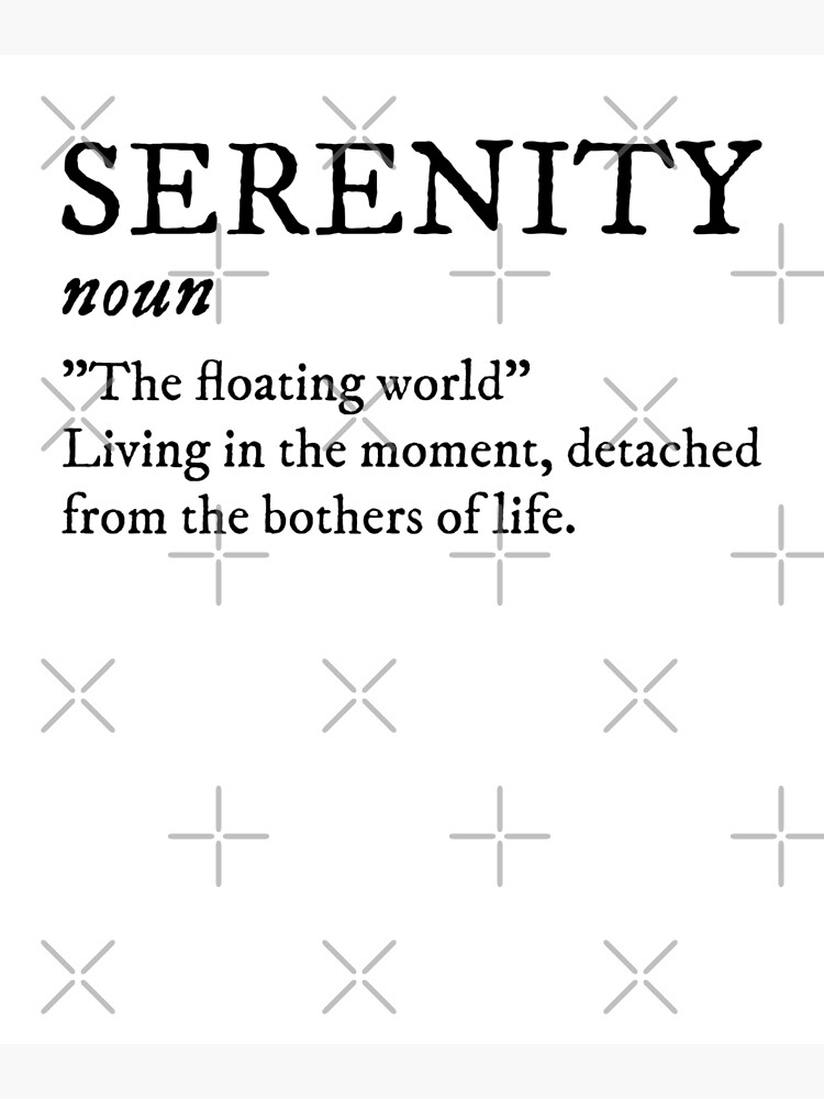 Serenity Definition Aa