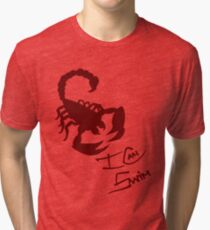 The Scorpion Who Swam - Red Tri-blend T-Shirt