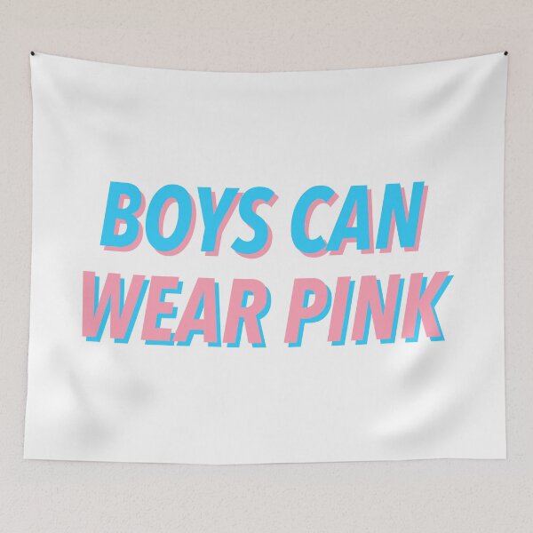 Item preview, boys can wear pink <3 designed and sold by justsomethings.