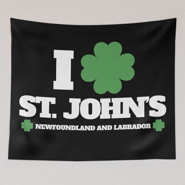 Aperçu de l'œuvre J'aime irlandais St. Johns, Terre-Neuve et Labrador pour le St. Patricks Day créée et vendue par elhefe.