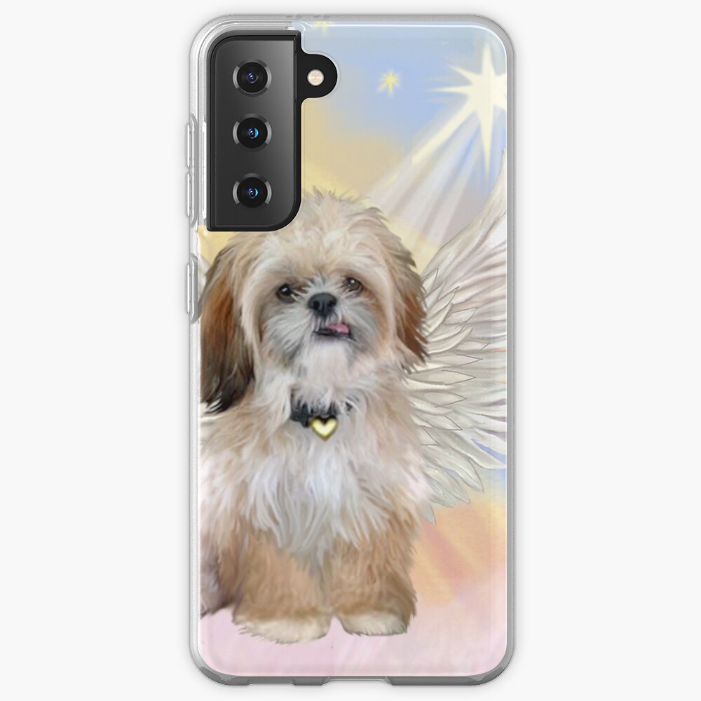 Shih Tzu Angel in Heavens Clouds Case & Skin for Samsung Galaxy