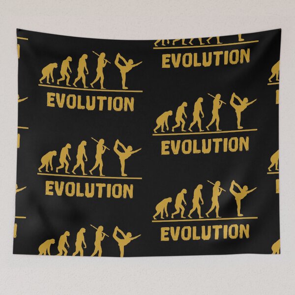 Item preview, Evolution, yoga, silhouette designed and sold by nijess.