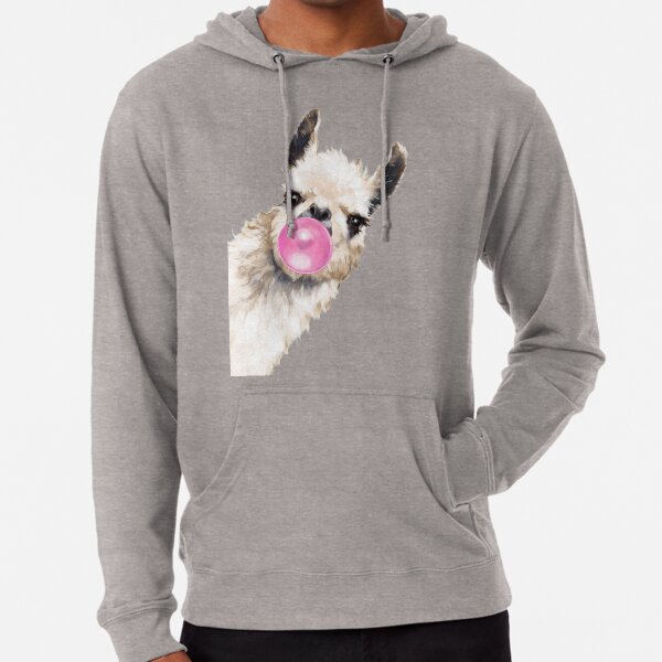 Item preview, Bubble Gum Sneaky Llama in Blue designed and sold by bignosework.