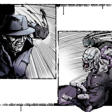 Mr X vs Nemesis: Round 2 - Resident Evil - Tapestry