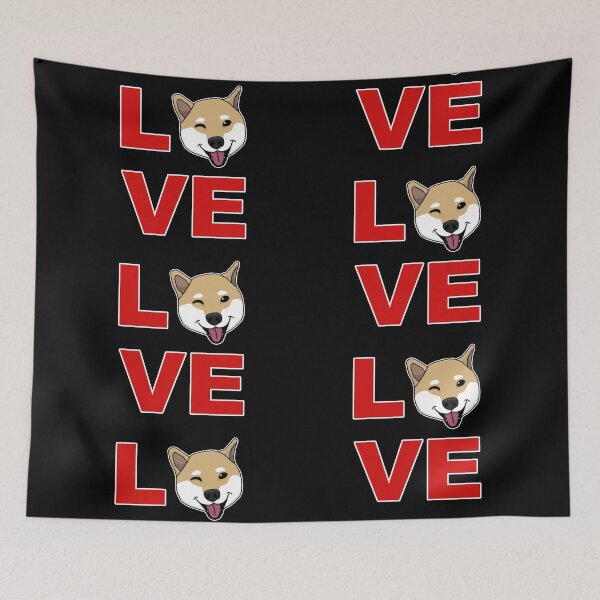 Artikelvorschau, Love, Shiba Inu, Hund entworfen und verkauft von nijess.