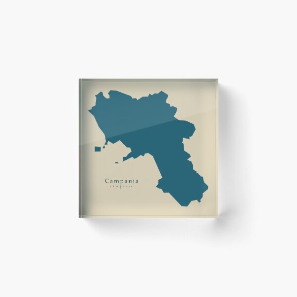 Item preview, Modern Map - Campania region Italy designed and sold by Ingo Menhard.