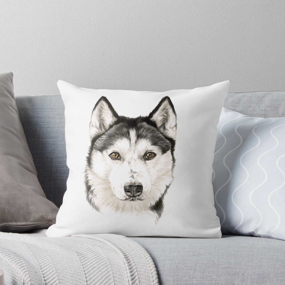 Item preview, Throw Pillow designed and sold by RozThompsonArt.