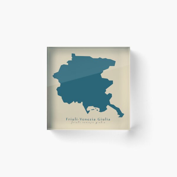 Item preview, Modern Map - Friuli-Venezia Giulia region Italy designed and sold by Ingo Menhard.