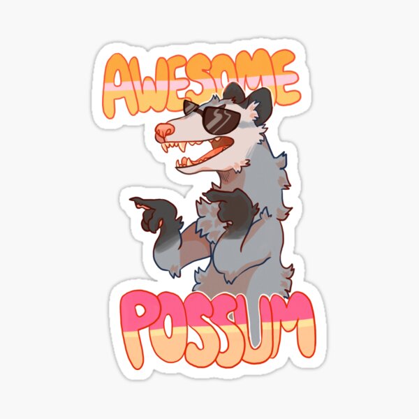 Awesome Possum Sticker