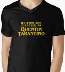 Written and Directed by Quentin Tarantino Men's V-Neck T-Shirt