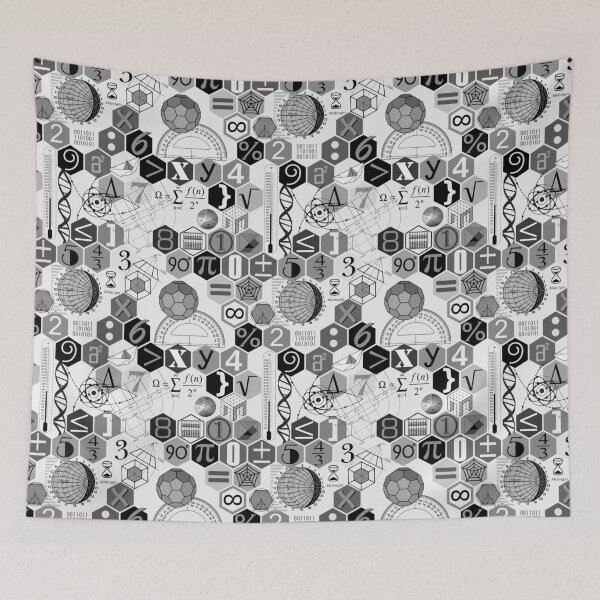 Item preview,  MATH! (black and white) designed and sold by BessoChicca.