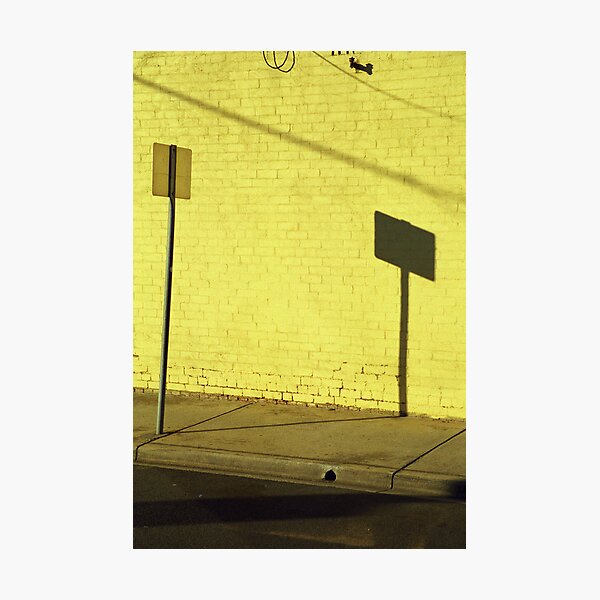 Yellow Brick Wall, Melbourne Photographic Print