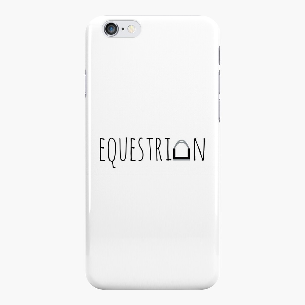 "Equestrian" Logo with Stirrup iPhone Case & Cover