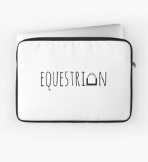 "Equestrian" Logo with Stirrup Laptop Sleeve