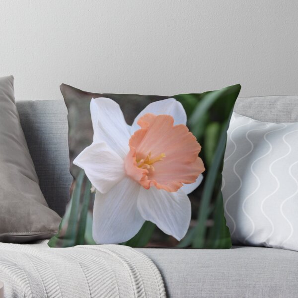 Item preview, Orange and White Daffodil in the Garden designed and sold by Kathleen Brant.