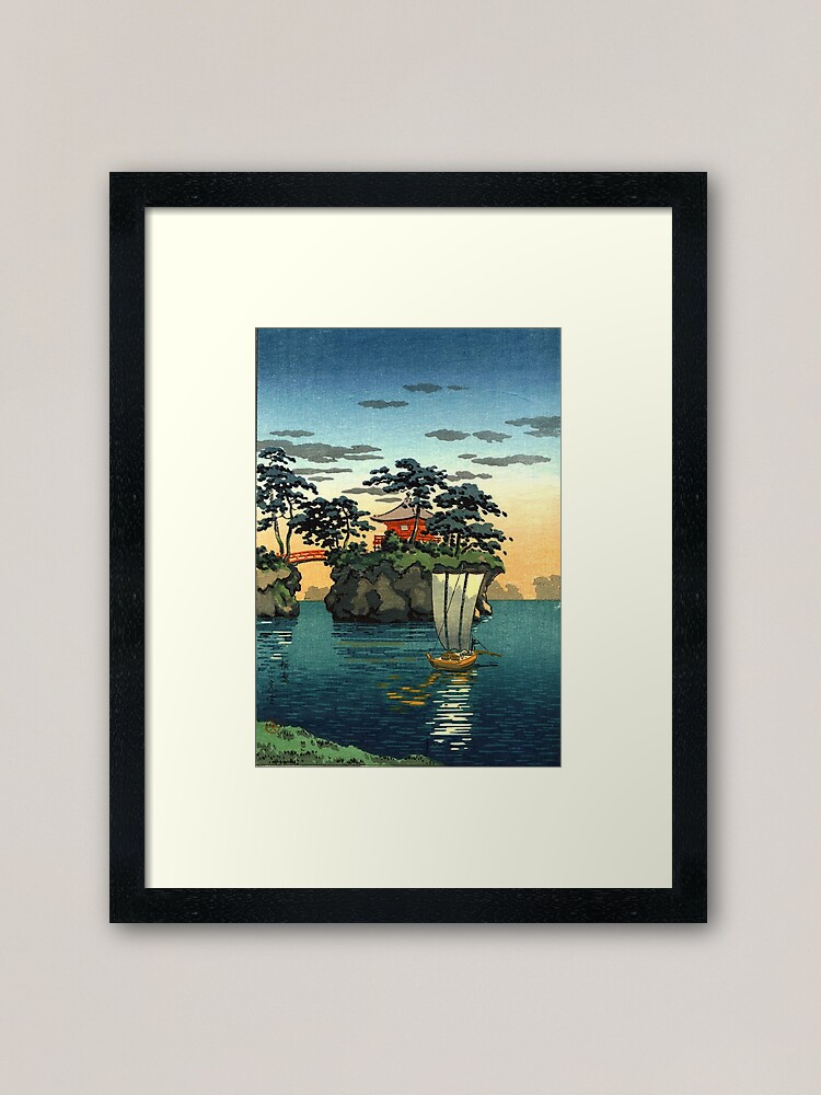 Alternate view of Tsuchiya Koitsu - Matsushima Framed Art Print