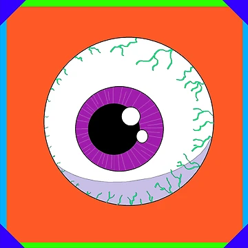 Artwork thumbnail, Framed Invert Eyeball by Riccivela