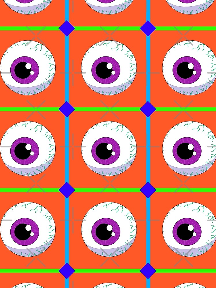 Thumbnail 3 of 3, Scarf, Framed Invert Eyeball designed and sold by Riccivela.