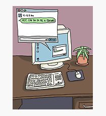 Workspace Aesthetic Photographic Print