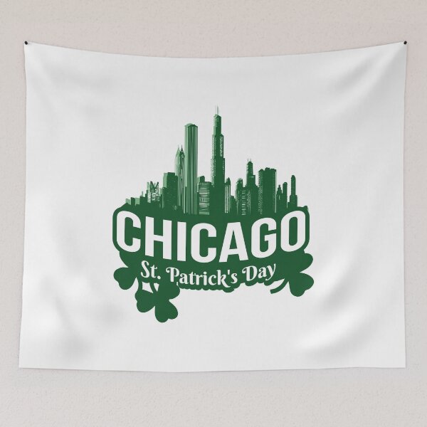 Aperçu de l'œuvre st patricks day CHICAGO ST. PATRICK IRISH USA créée et vendue par graph-fix.
