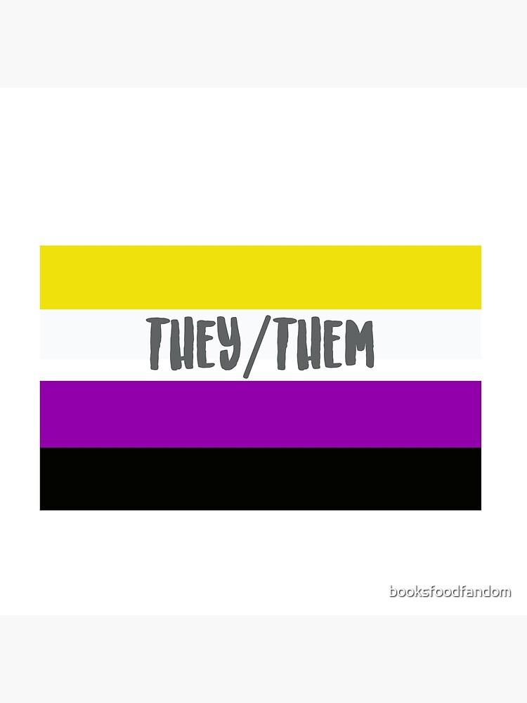 Pronouns Gender Non-Binary They Their Them Checklist 3d Illustration