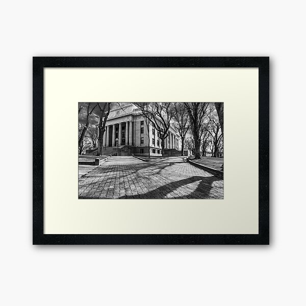 yavapai county courthouse, prescott, arizona Framed Art Print